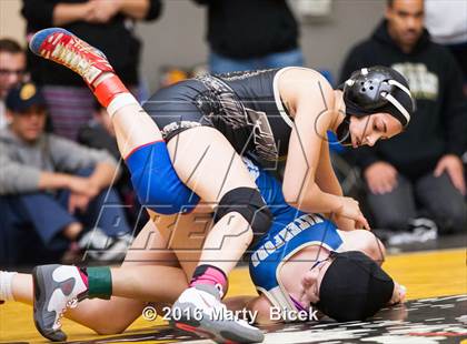Thumbnail 3 in CIF SJS Girls District Wrestling Championships photogallery.