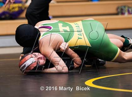 Thumbnail 3 in CIF SJS Girls District Wrestling Championships photogallery.