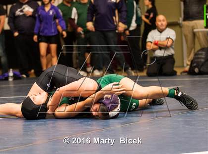 Thumbnail 1 in CIF SJS Girls District Wrestling Championships photogallery.