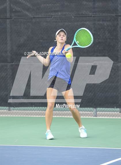 Thumbnail 2 in UIL 3A Girls Tennis Finals photogallery.
