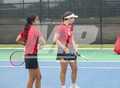 Thumbnail 2 in UIL 3A Girls Tennis Finals photogallery.
