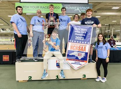 Thumbnail 1 in NCHSAA 1A/2A Indoor Finals (Awards) photogallery.