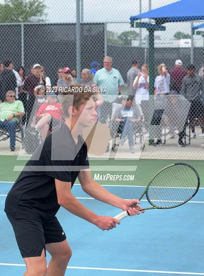 Thumbnail 3 in UIL 3A & 4A Tennis Doubles Semifinals photogallery.
