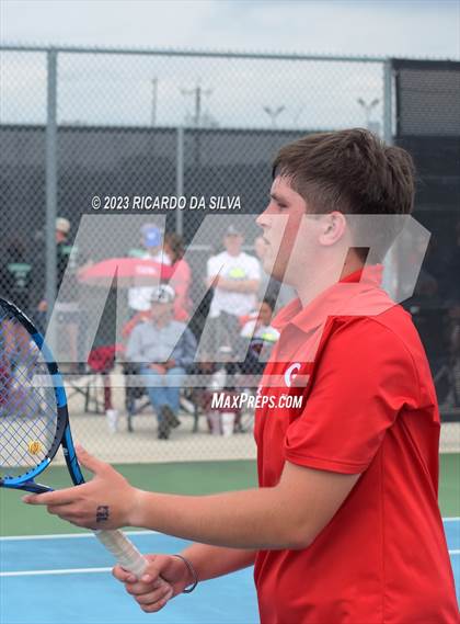 Thumbnail 2 in UIL 3A & 4A Tennis Doubles Semifinals photogallery.