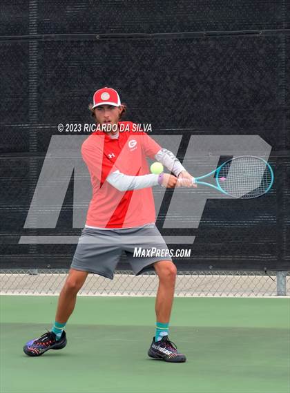 Thumbnail 1 in UIL 3A & 4A Tennis Doubles Semifinals photogallery.
