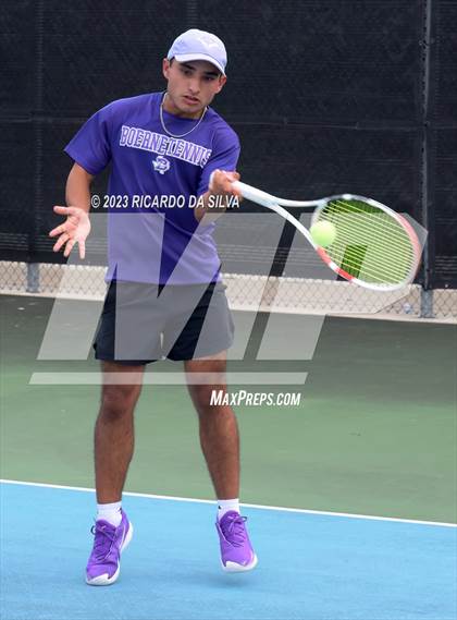 Thumbnail 1 in UIL 3A & 4A Tennis Doubles Semifinals photogallery.