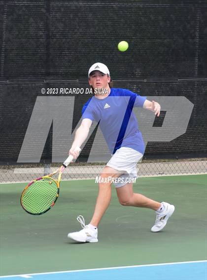 Thumbnail 3 in UIL 3A & 4A Tennis Doubles Semifinals photogallery.