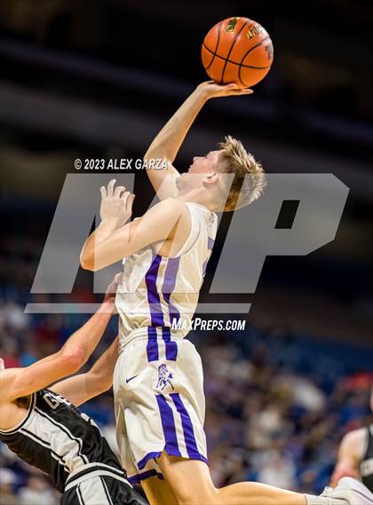 Thumbnail 1 in Benjamin vs Graford (UIL 1A Basketball Semifinal) photogallery.