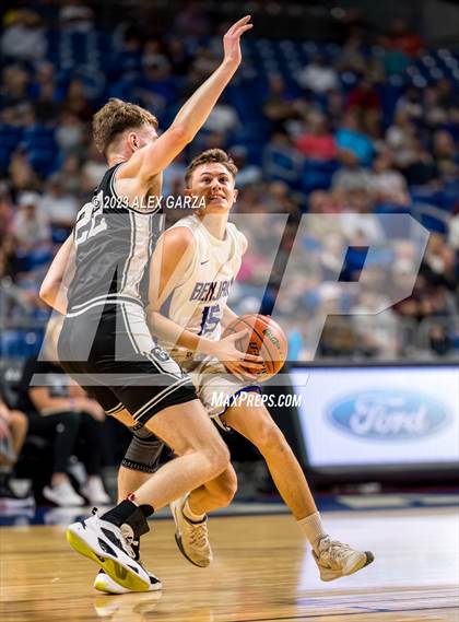 Thumbnail 2 in Benjamin vs Graford (UIL 1A Basketball Semifinal) photogallery.