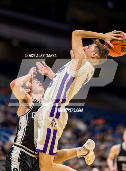 Thumbnail 3 in Benjamin vs Graford (UIL 1A Basketball Semifinal) photogallery.