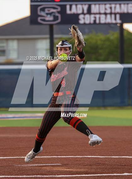 Thumbnail 2 in Rockwall @ Sachse (UIL 6A D1 Girls Softball Bi-District) photogallery.