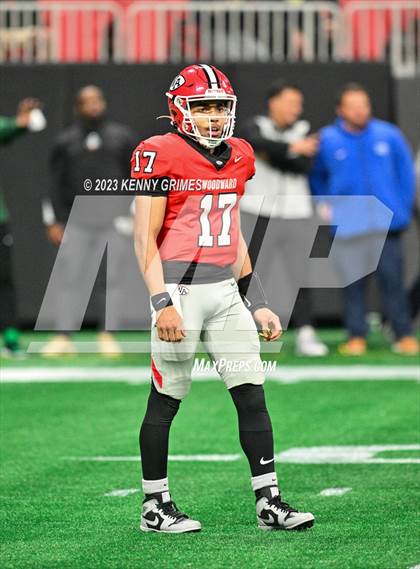 Thumbnail 1 in Thomas County Central vs. Woodward Academy (GHSA 6A Final) photogallery.