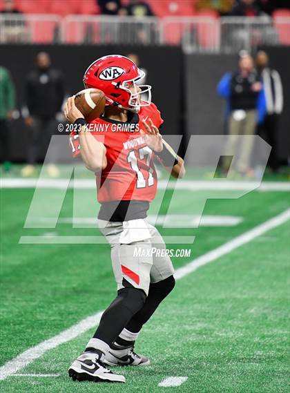 Thumbnail 1 in Thomas County Central vs. Woodward Academy (GHSA 6A Final) photogallery.