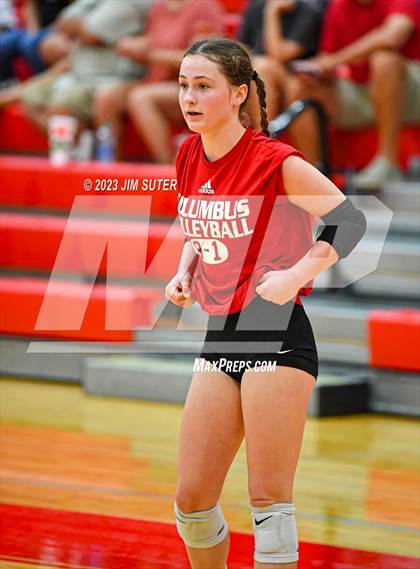 Thumbnail 1 in Columbus vs East Bernard (Scrimmage) photogallery.