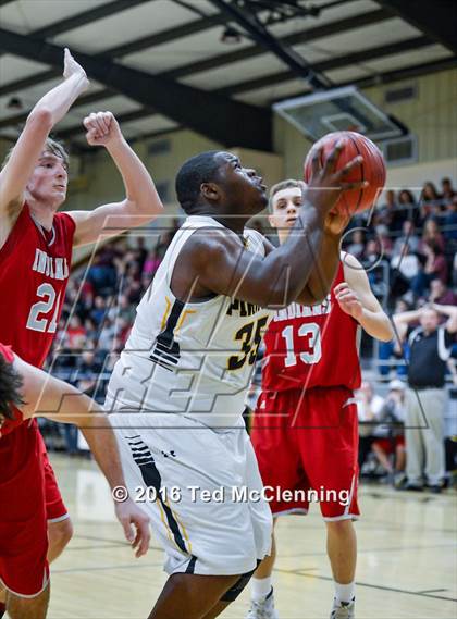 Thumbnail 1 in Emerson vs. County Line (AAA 1A Third Round Playoff) photogallery.