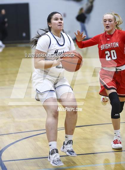 Thumbnail 3 in Brighton vs Mountain Range (CHSAA 5A Round 1 Playoff) photogallery.