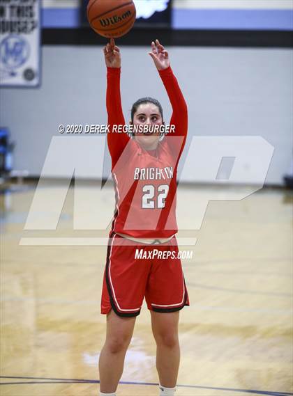 Thumbnail 1 in Brighton vs Mountain Range (CHSAA 5A Round 1 Playoff) photogallery.