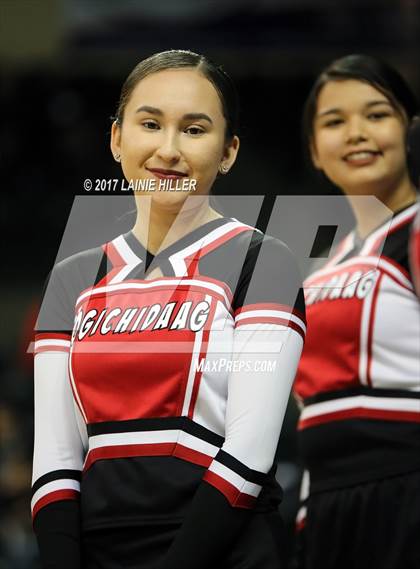 Thumbnail 2 in Fosston vs Red Lake (Hardwood Showcase) photogallery.