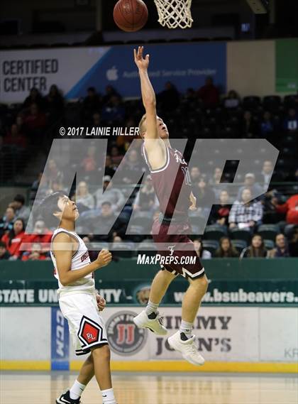 Thumbnail 3 in Fosston vs Red Lake (Hardwood Showcase) photogallery.