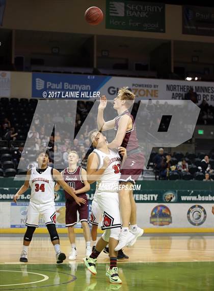Thumbnail 3 in Fosston vs Red Lake (Hardwood Showcase) photogallery.