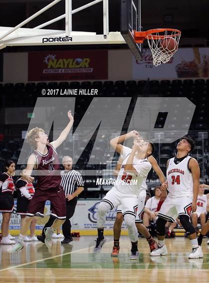 Thumbnail 1 in Fosston vs Red Lake (Hardwood Showcase) photogallery.