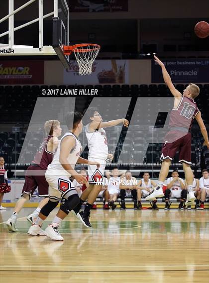 Thumbnail 2 in Fosston vs Red Lake (Hardwood Showcase) photogallery.