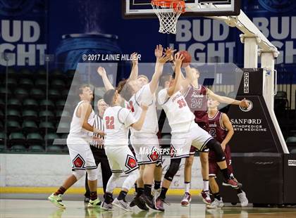 Thumbnail 2 in Fosston vs Red Lake (Hardwood Showcase) photogallery.