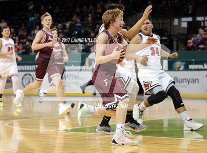 Thumbnail 2 in Fosston vs Red Lake (Hardwood Showcase) photogallery.