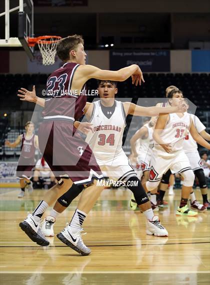 Thumbnail 1 in Fosston vs Red Lake (Hardwood Showcase) photogallery.
