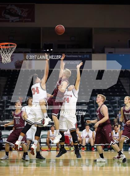 Thumbnail 3 in Fosston vs Red Lake (Hardwood Showcase) photogallery.