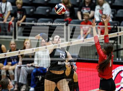 Thumbnail 3 in Columbus vs. Gunter (UIL 3A Volleyball Semi-Final) photogallery.