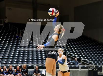 Thumbnail 2 in Columbus vs. Gunter (UIL 3A Volleyball Semi-Final) photogallery.