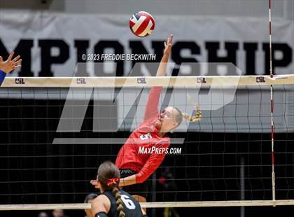 Thumbnail 1 in Columbus vs. Gunter (UIL 3A Volleyball Semi-Final) photogallery.