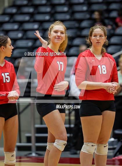 Thumbnail 1 in Columbus vs. Gunter (UIL 3A Volleyball Semi-Final) photogallery.