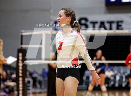 Thumbnail 3 in Columbus vs. Gunter (UIL 3A Volleyball Semi-Final) photogallery.