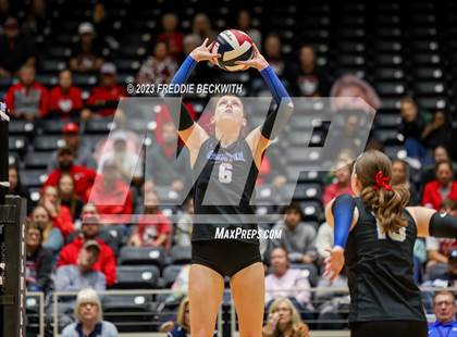 Thumbnail 2 in Columbus vs. Gunter (UIL 3A Volleyball Semi-Final) photogallery.