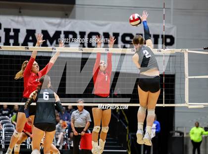 Thumbnail 1 in Columbus vs. Gunter (UIL 3A Volleyball Semi-Final) photogallery.