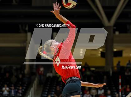 Thumbnail 2 in Columbus vs. Gunter (UIL 3A Volleyball Semi-Final) photogallery.