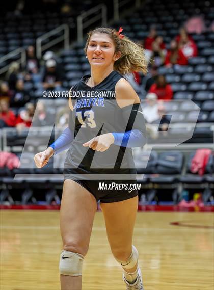 Thumbnail 2 in Columbus vs. Gunter (UIL 3A Volleyball Semi-Final) photogallery.