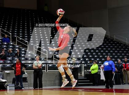 Thumbnail 2 in Columbus vs. Gunter (UIL 3A Volleyball Semi-Final) photogallery.