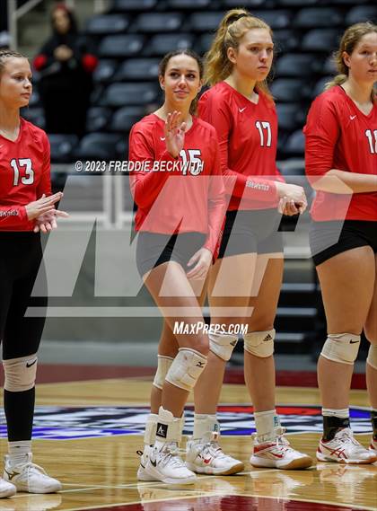 Thumbnail 1 in Columbus vs. Gunter (UIL 3A Volleyball Semi-Final) photogallery.