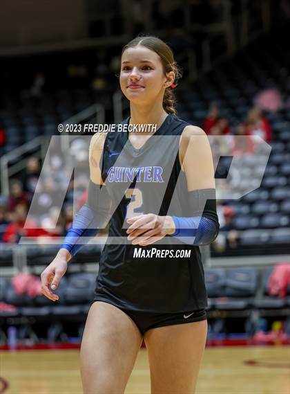 Thumbnail 1 in Columbus vs. Gunter (UIL 3A Volleyball Semi-Final) photogallery.