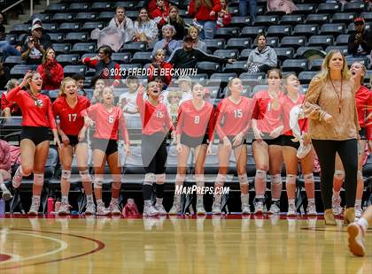 Thumbnail 2 in Columbus vs. Gunter (UIL 3A Volleyball Semi-Final) photogallery.