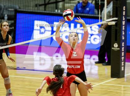 Thumbnail 3 in Columbus vs. Gunter (UIL 3A Volleyball Semi-Final) photogallery.