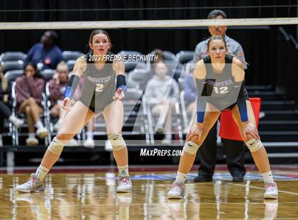 Thumbnail 3 in Columbus vs. Gunter (UIL 3A Volleyball Semi-Final) photogallery.