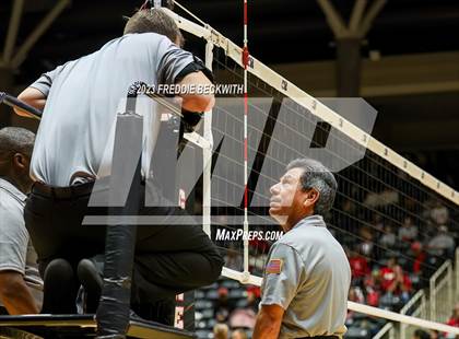 Thumbnail 3 in Columbus vs. Gunter (UIL 3A Volleyball Semi-Final) photogallery.