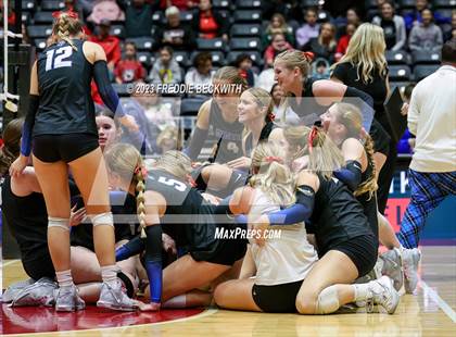 Thumbnail 1 in Columbus vs. Gunter (UIL 3A Volleyball Semi-Final) photogallery.