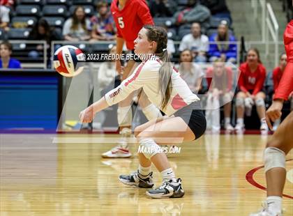 Thumbnail 3 in Columbus vs. Gunter (UIL 3A Volleyball Semi-Final) photogallery.