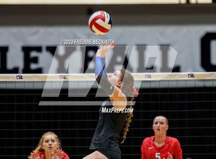 Thumbnail 1 in Columbus vs. Gunter (UIL 3A Volleyball Semi-Final) photogallery.