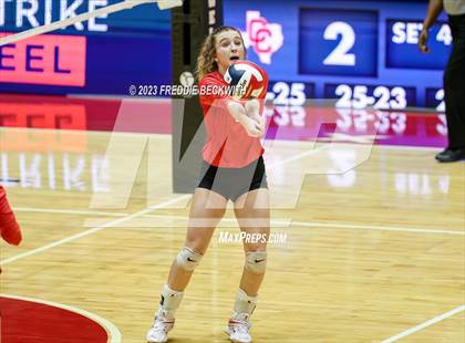 Thumbnail 1 in Columbus vs. Gunter (UIL 3A Volleyball Semi-Final) photogallery.